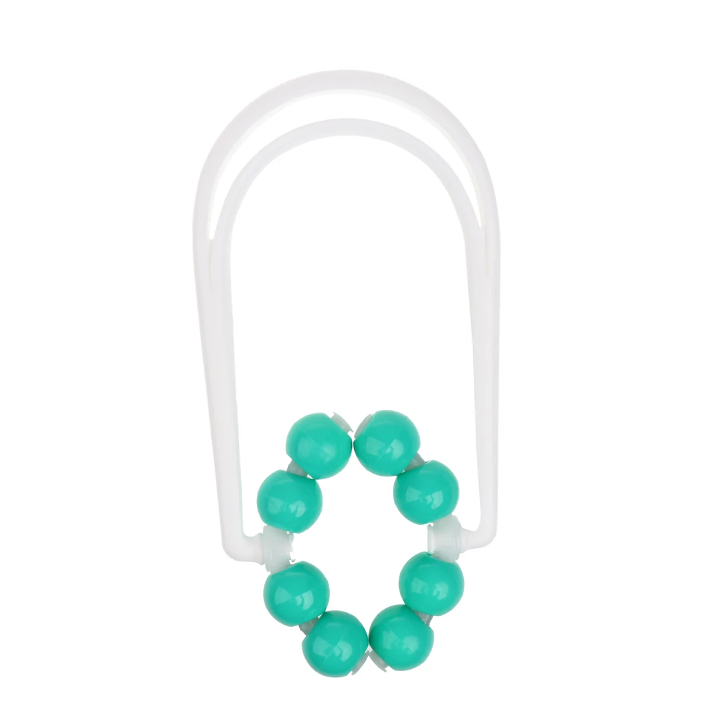 Portable Leg Massager Shoulder Neck Back Arm Foot Calf Massager Roller Ball Trigger Points Manual Massage Stick Travel Tool