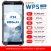 OUKITEL WP5 4 ГБ 32 ГБ IP68 водонепроницаемый прочный смартфон MT6761 четырехъядерный Android 9,0 8000 мАч мобильный телефон ► Фото 2/5