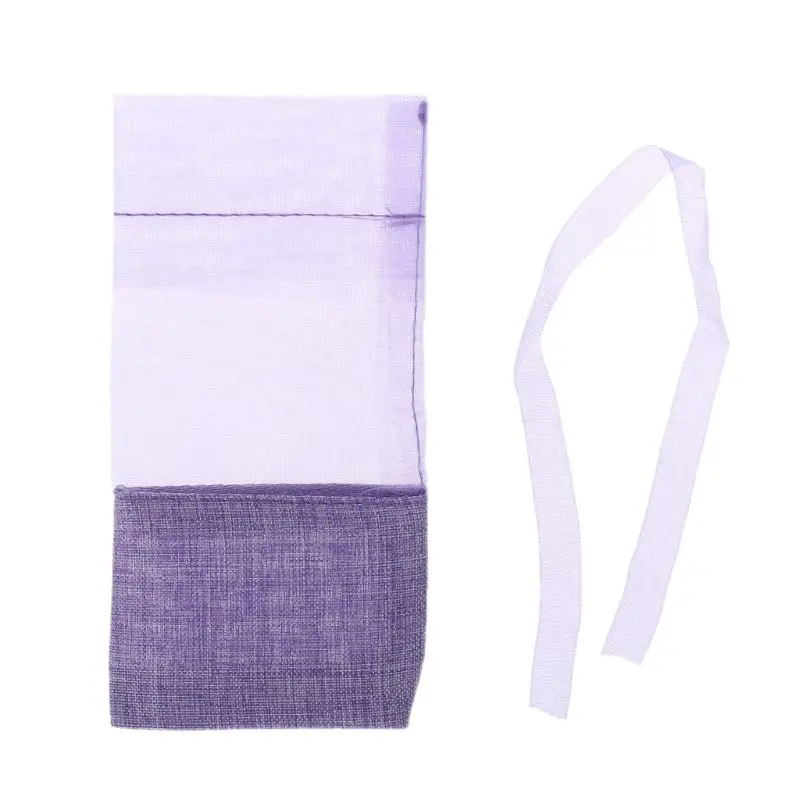 Лавандовое Саше пустой мешок сетки сшивание луч карман для хранения сухие цветы семена 72XF