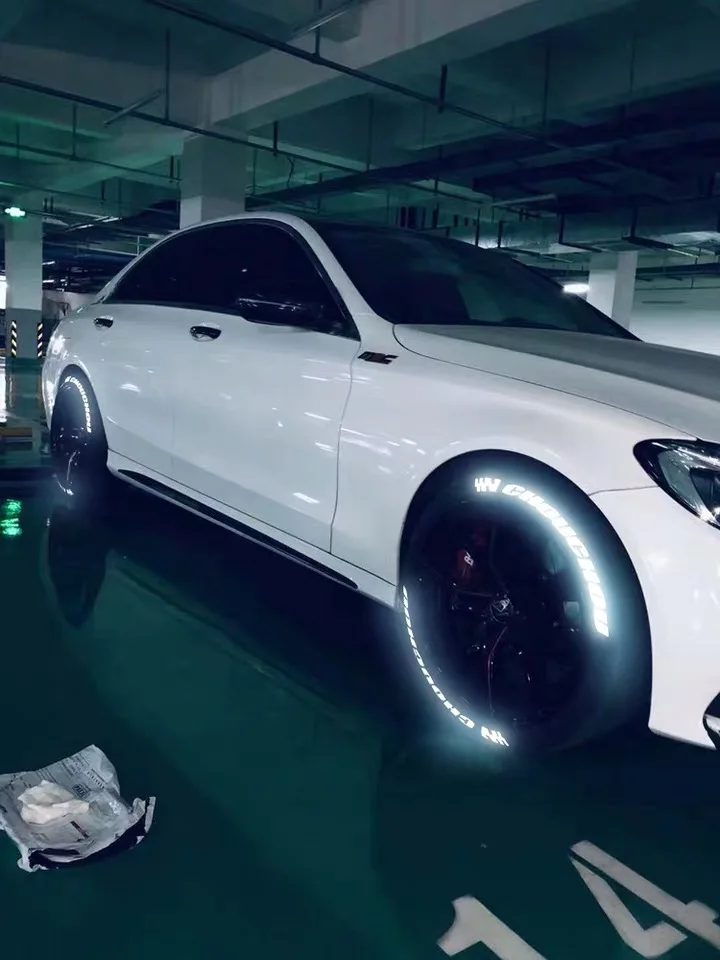 [Светоотражающие] автомобильные универсальные 3D наклейки с логотипом колеса шины, авто мотоцикл Ttyling на заказ Спортивное украшение, наклейки