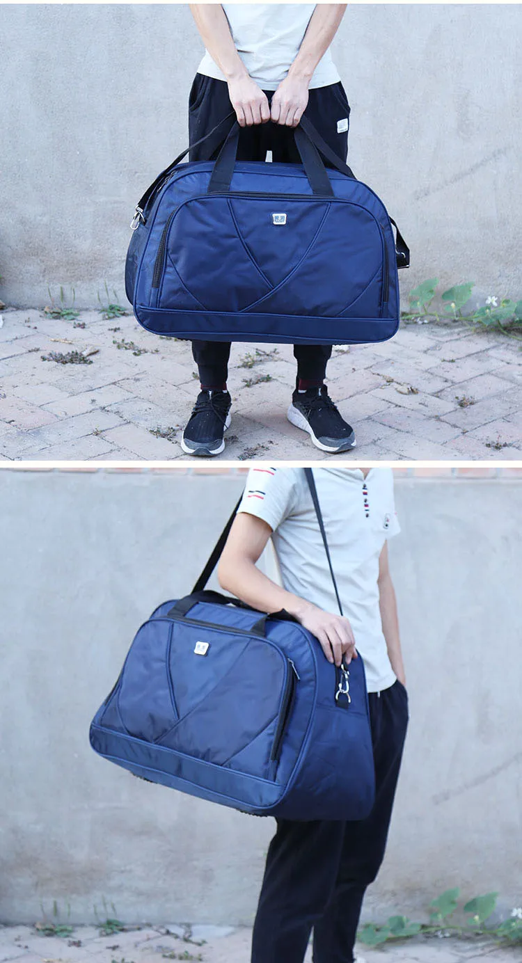 Travel Duffel Bag men Super Large Capacity Portable Short Trip women shoulder Hand Luggage Bag Waterproof Weekender Bag Travel