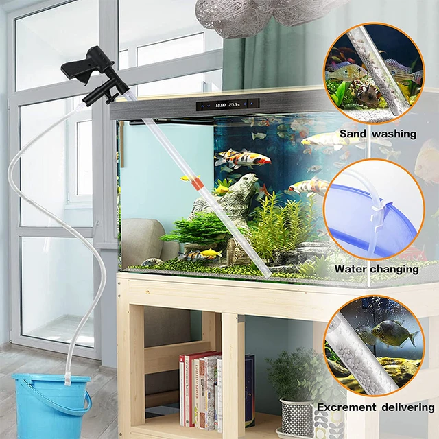 Aquarium Vacuum Cleaner, Aquarium Gravel Cleaner