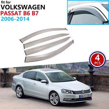 

for VW Volkswagen Passat B6 B7 2006~2014 Window Visor Vent Awnings Rain Guard Deflector Shelters Accessories 2007 2009 2011 2012