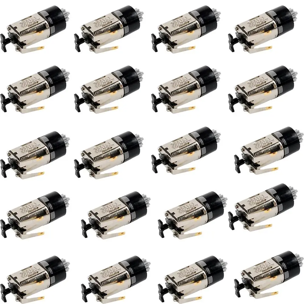 LOW PRICE !! 20pcs DIY robot Micro DC motor gear reducer  DC3V/50 rpm