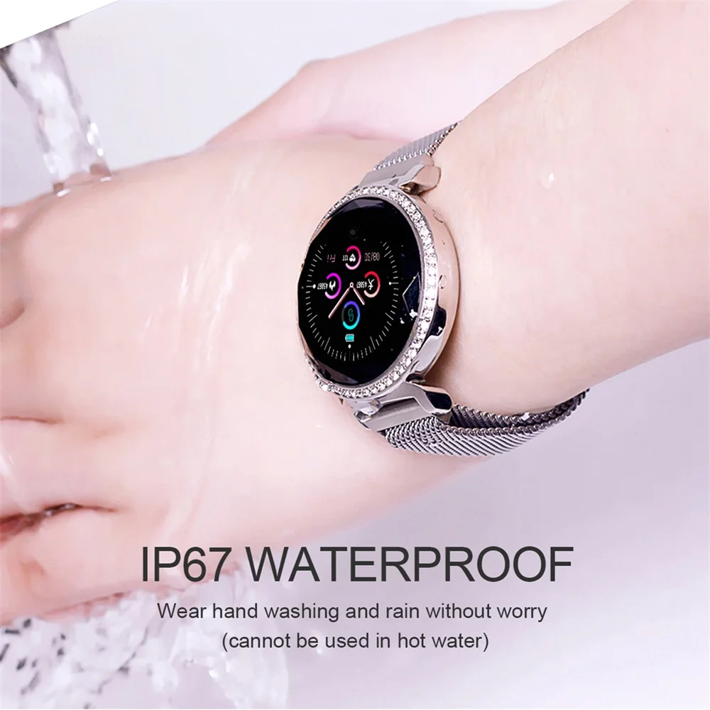 Women Smart Watch Ladies Fitness Bracelet Connect Android ios Phone Waterproof Pedometer Sports Health Bluetooth Smartwatch