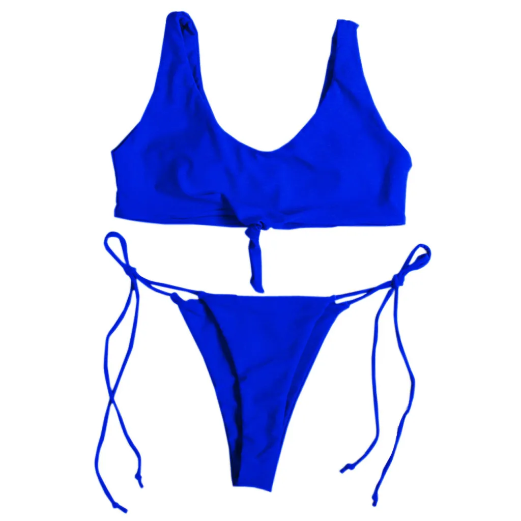 Sexy Bikini mujer Micro Bikini mujer alta cintura vendaje Biquini