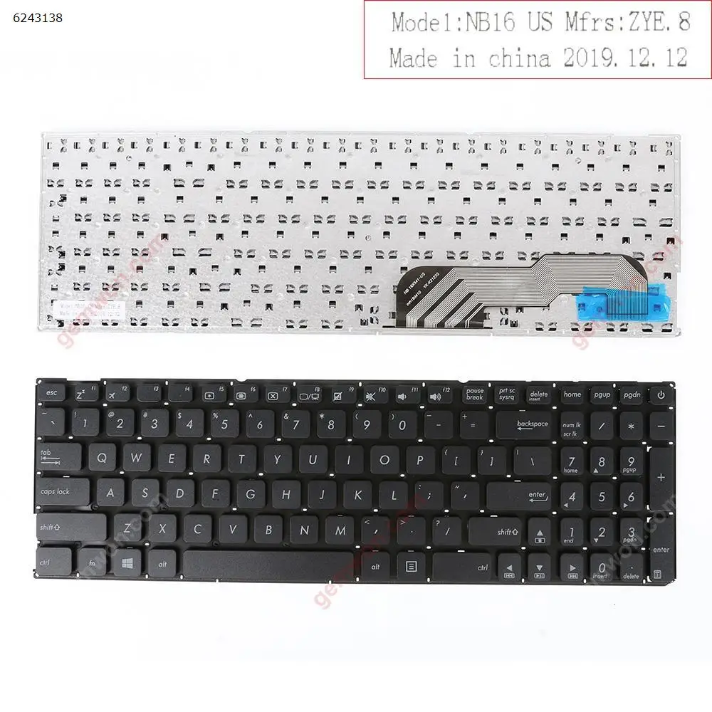

New keyboard laptop notebook replacement Accessories keyboard for ASUS X541 BLACK(without FRAME) win8 OEM
