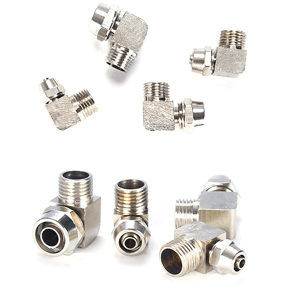 

Pneumatic Fittings Hose Tube M5 1/8'' 1/4'' 3/8'' 1/2'' Male Thread Pneumatic Fast twist Fittings Elbow Quick Joint Connector