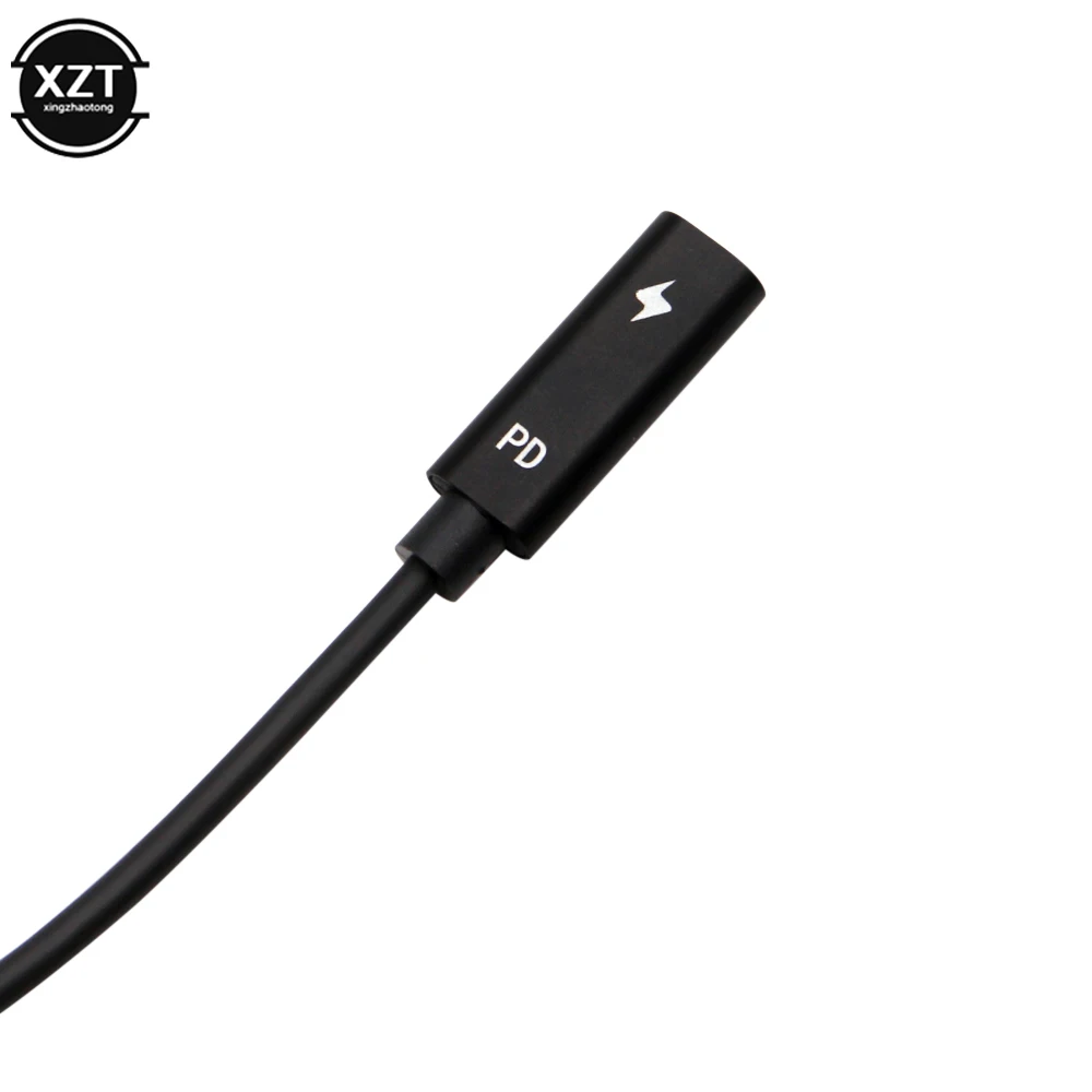 20CM 15V 3A USB Type-C Power Supply for Microsoft Surface Pro 3 4 5 6 Go PD Charging Adapter Cable DC Cord Fast Charger Tablet