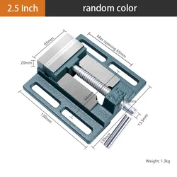 2.5 Polegada furadeira de ferro fundido torno multifuncional casa diy mesa vise para metal trabalhando braçadeira de perfuração alicate nariz plano torno