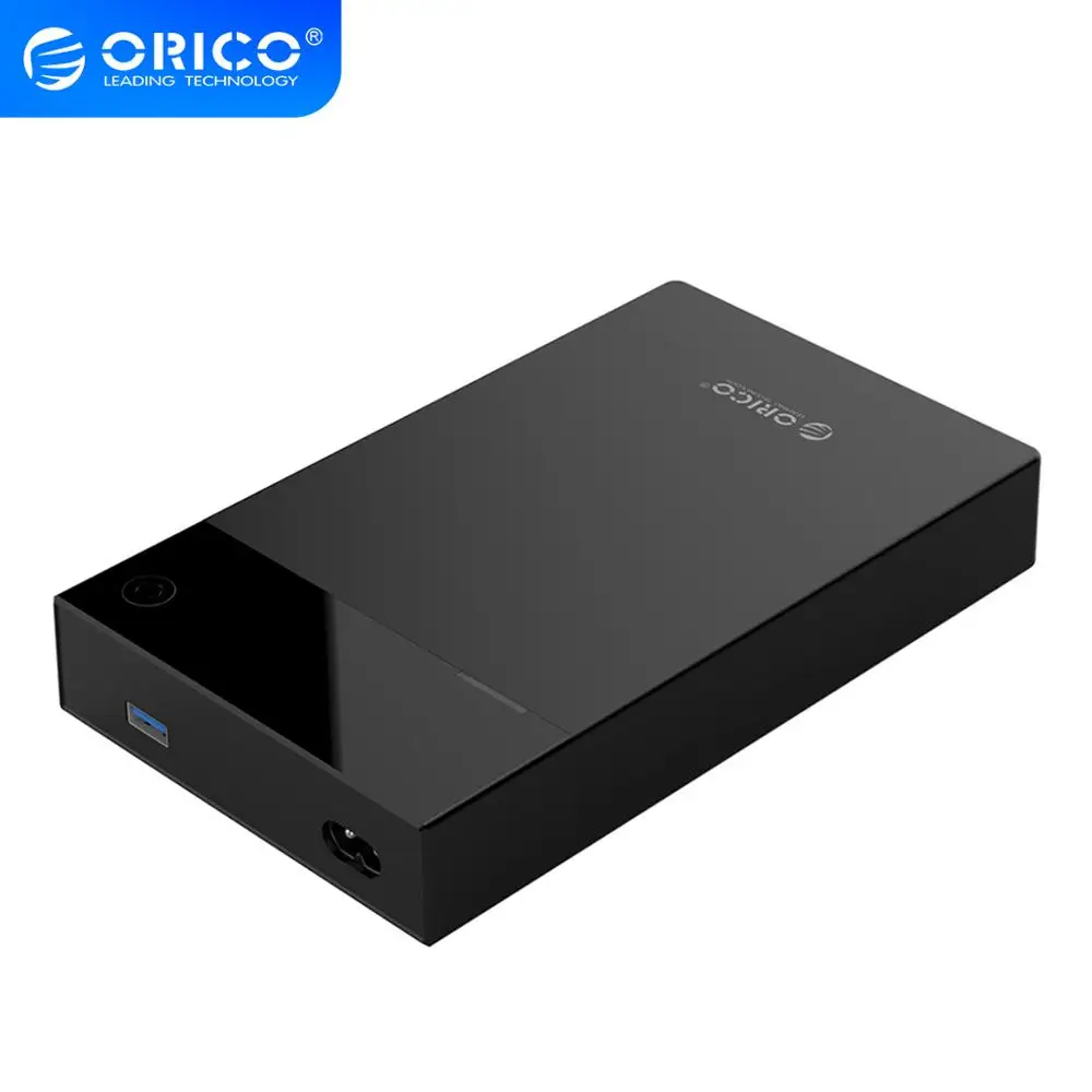 Чехол для жесткого диска ORICO 3 5 дюйма 12 В портативный SATA к USB3.0 с поддержкой ТБ HDD SSD