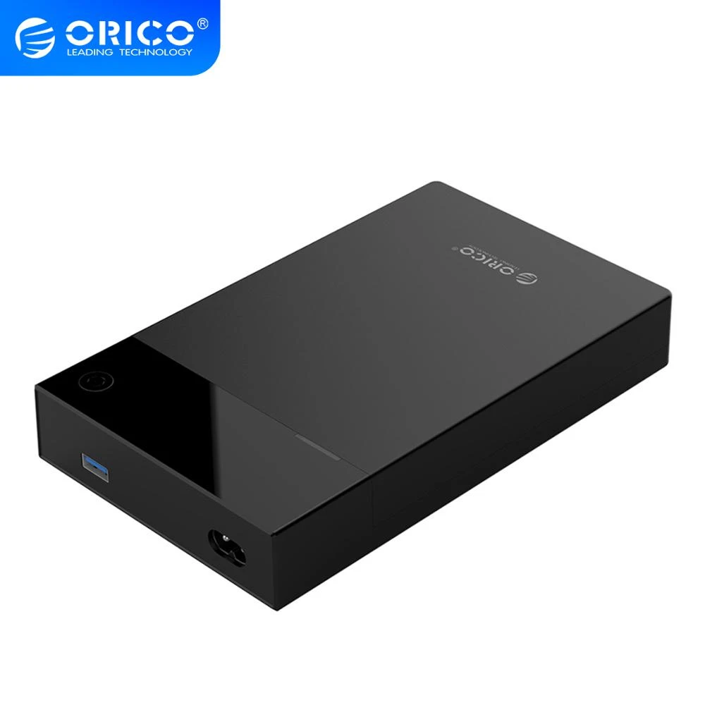 Orico 3 5 Hdd Case Bulit In Power 12v Portable Sata To Usb3 0 Hard Drive Enclosure Support 12tb 3 5 Hdd Ssd Uasp For Pc Tv Ps4 Aliexpress