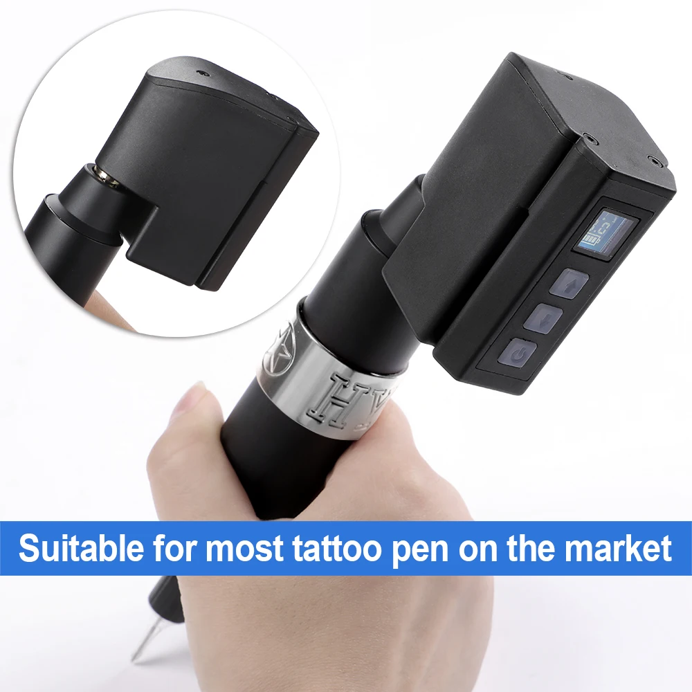 2021 New RCA/DC Tattoo Power Supply High Capacity 2400mah Wirless Battery Chargeable RCA and DC Connector with LED Display handheld metal detector three modes pinpointer high sensitivity pin pointer 2021 audio louder with 9v recharging battery