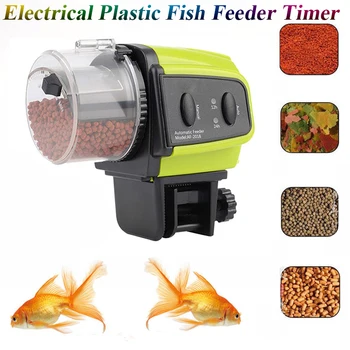 

Automatic Fish Feeder Aquarium Timer Feeder Electric Electro Fish Feeder Fish Tank Timer Plastic Digital Feed Fish Tank Food