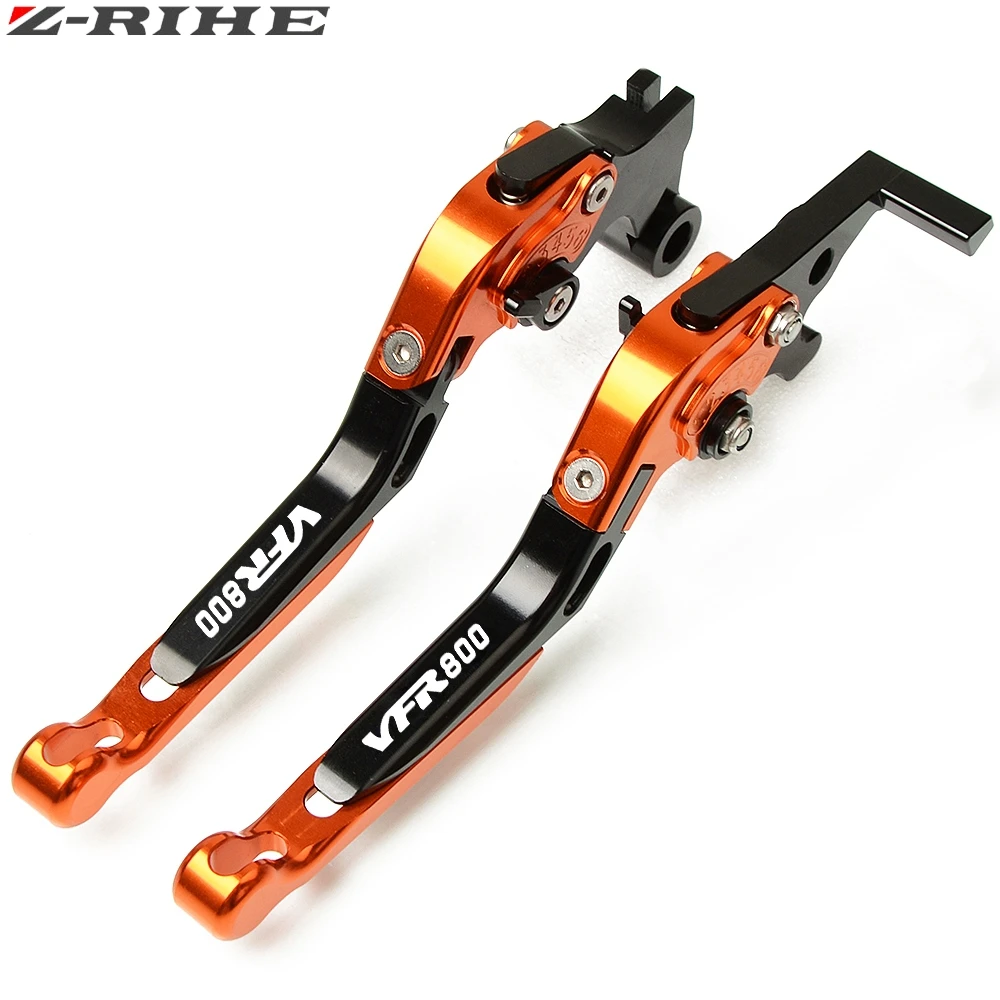 For Honda VFR 800 F VFR800 F 2002 2003 2004 2005 2006 2007- Motorcycle Accessories handle CNC Brake Clutch Levers - Цвет: BKORBKOR