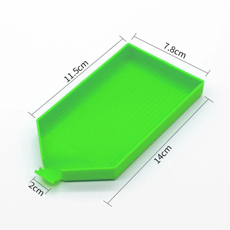 1PC Large Capacity Handwork Square Point Drill Diamond Painting Plastic Tray Plate DIY Embroidery Tools