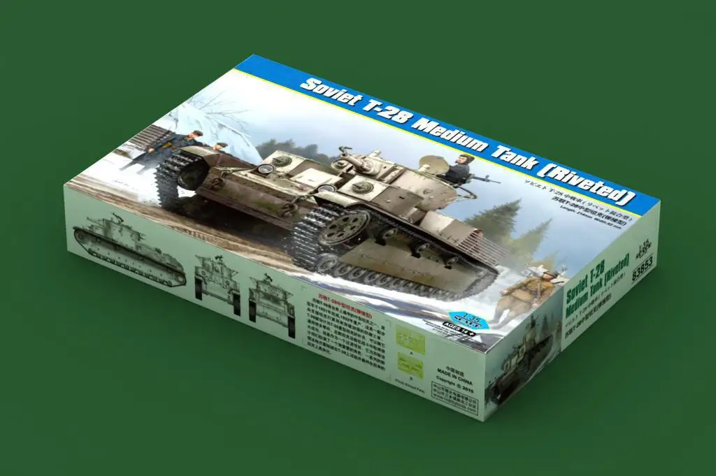 

Hobbyboss 1/35 83853 Model Kit Soviet T-28 Medium Tank (Riveted)