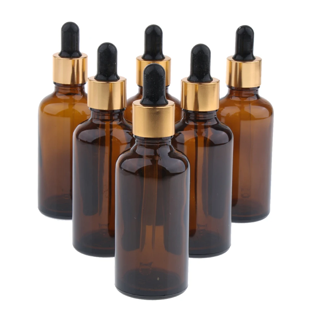 36pcs Glass Bottles with Glass Eye Dropper Dispenser for Essential Oils, Kitchen Tools, Chemistry Lab Chemicals, Perfume