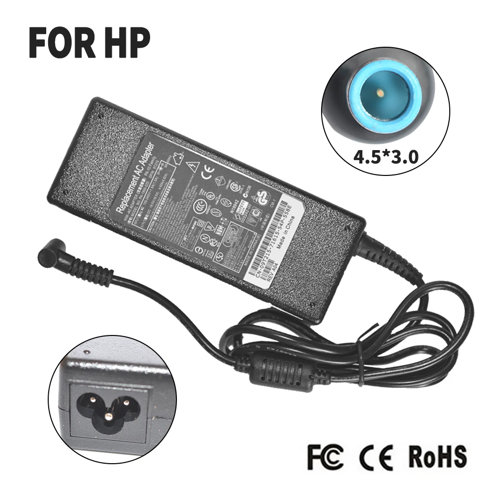 19,5 в 4.62A 4,5*3,0 мм 90 Вт для hp Envy 17-j106tx для павильона 15 15-E029tx Универсальное зарядное устройство переменного тока для ноутбука адаптер питания