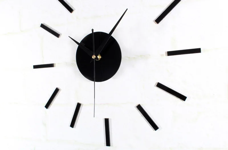 Factory Wholesale Acrylic Clocks Living Room Bedroom Mirror Background Wall Crystal Three-dimensional Wall Stickers Clock Specia