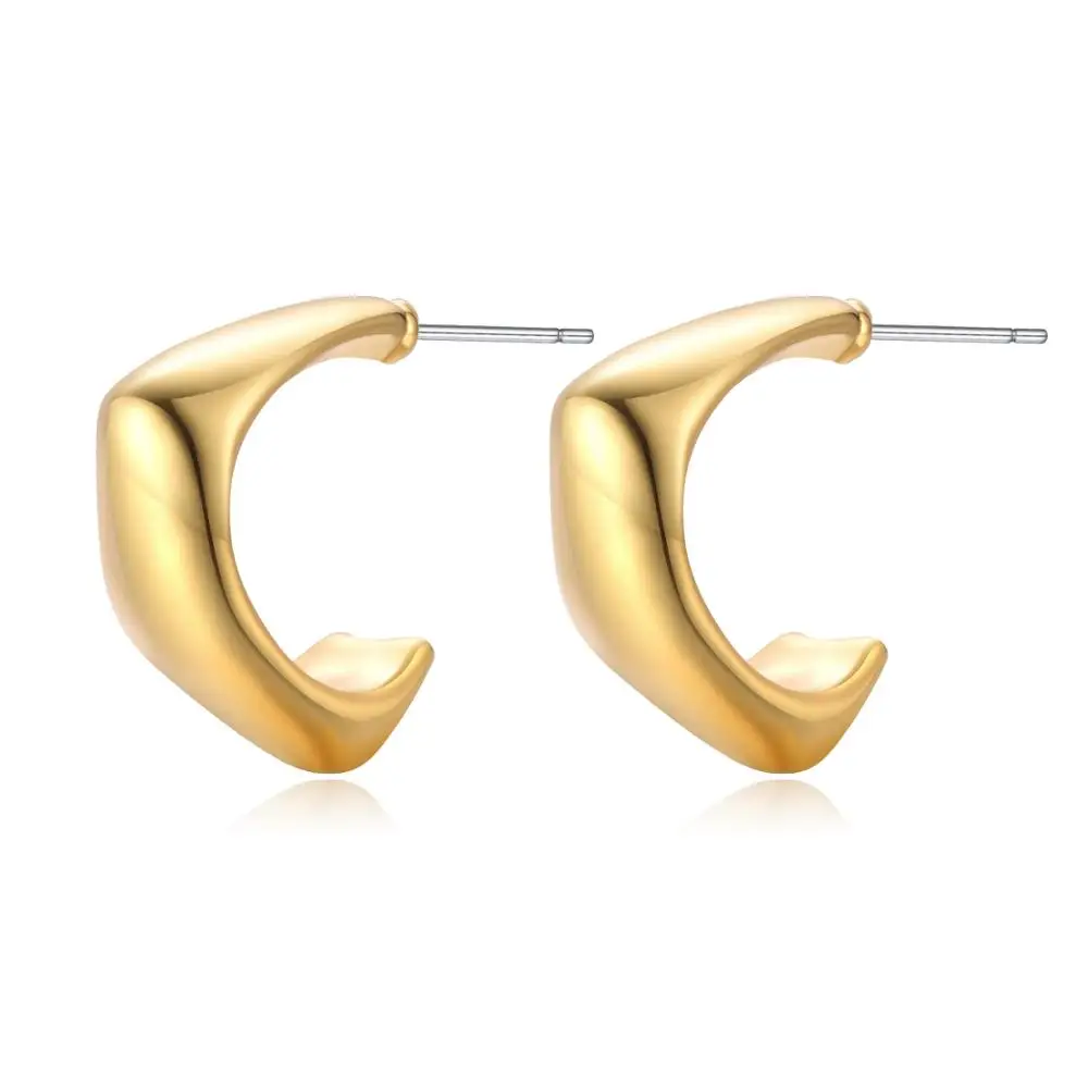 Style7-Gold 5 стилей, массивные серьги для женщин, золотой, серебряный цвет, серьги-кольца с кристаллами, круглые Винтажные серьги, ювелирные изделия Aros Aretes - Окраска металла: Style7-Gold