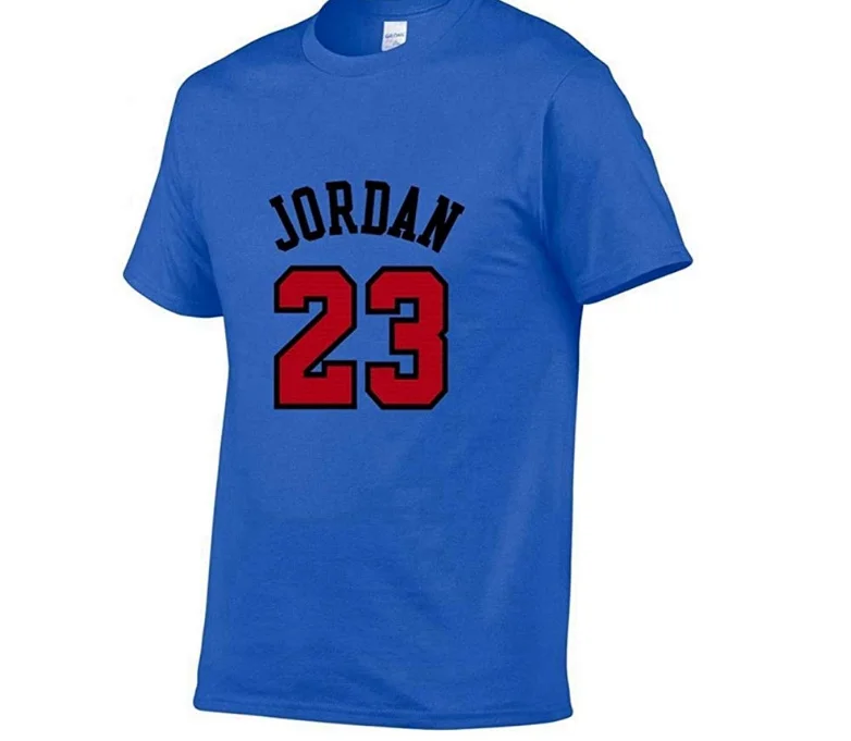 Новинка, летняя брендовая футболка Jordan 23 с принтом, Мужская футболка Swag, высокое качество, хлопок Jordan 23, хип-хоп футболка с коротким рукавом для мужчин - Цвет: 26