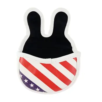 

New Durable High-quality Golf Putter Cover Mallet Headcover PU Waterproof Magnetic Pattern Golf Club Covers
