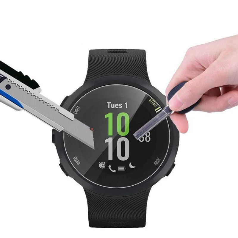 Прозрачная защитная пленка из закаленного стекла для смарт часов Garmin Forerunner 45/45S