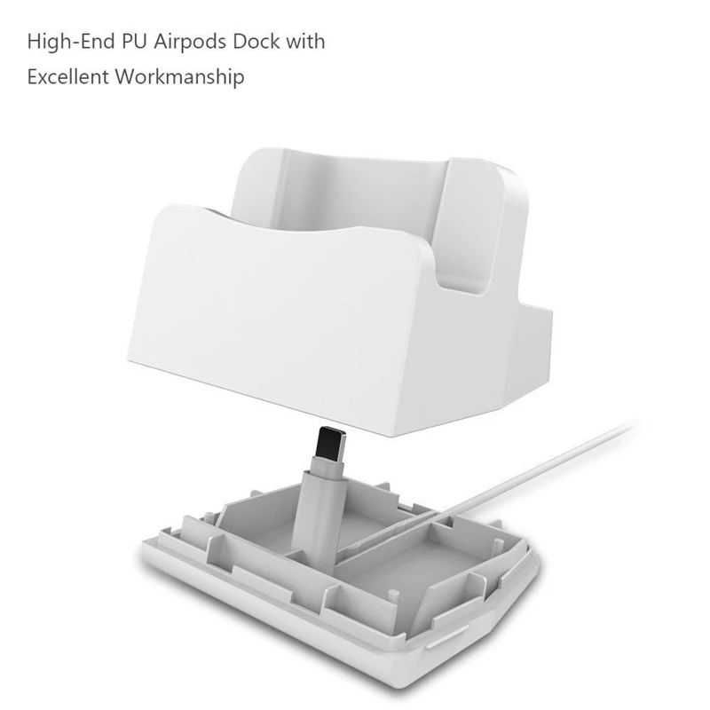 Зарядная Станция 2 в 1 док станция с держателем для Apple Airpods Air Pods IPhone 11 Pro Max XS XR 8 7