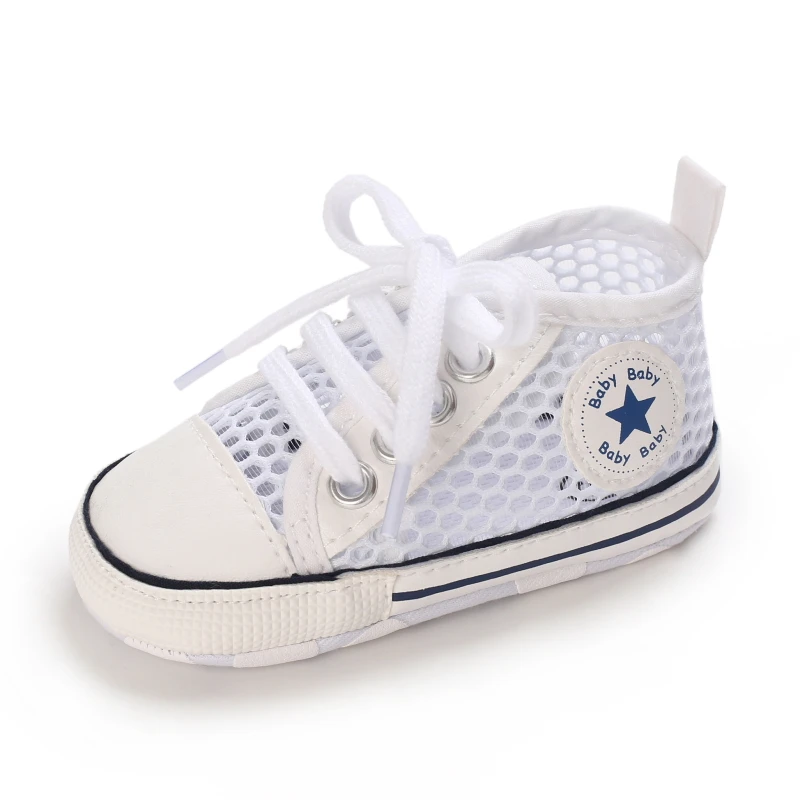 Newborn Toddler Shoes Baby Soft Soled Sandals Lace Soft Soled Shoes Beach Shoes  Slippers Non Slip Sandals 0-18M First Walkers