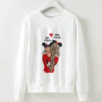 

Spring Autumn Mother's Day Women's Sweatshirt Harajuku Kawaii Super Mom Hoodie Casual Comfortable Vogue Aesthetic Lovely Hoodies