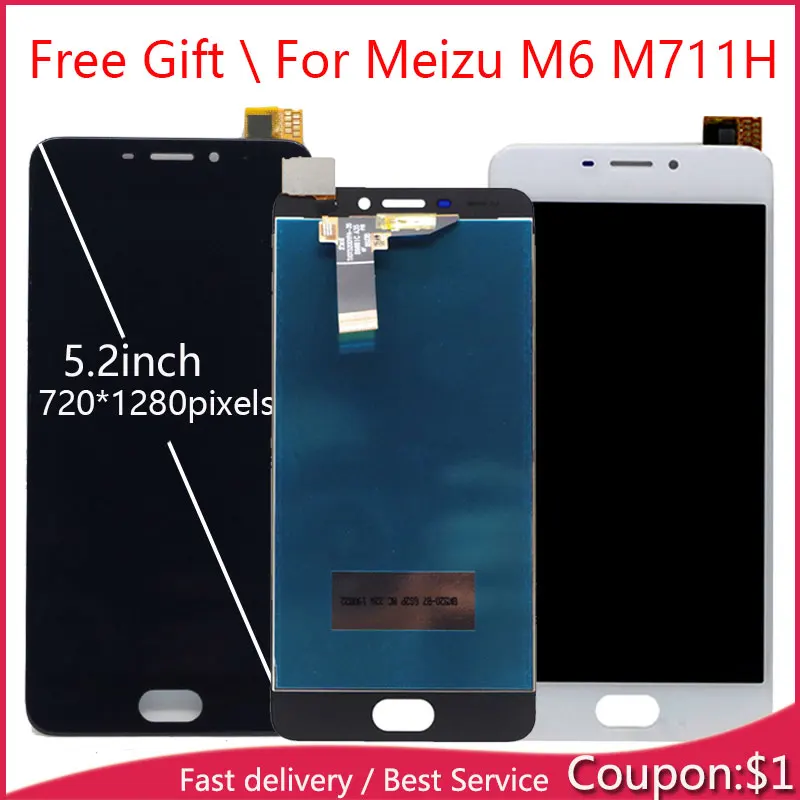 

100% Tested LCD For Meizu M6 M711H LCD Display Screen with Touch Sensor Assembly