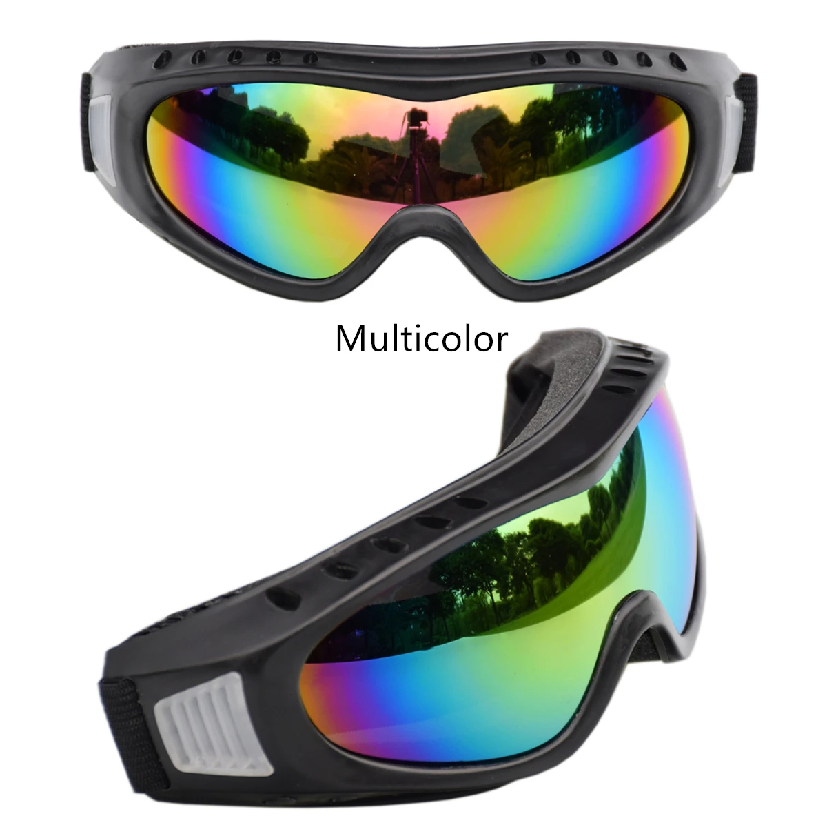 Анти-УФ лыжные очки для сноуборда, солнцезащитные очки, ветрозащитное спортивное оборудование, профессиональные зимние лыжные очки для детей