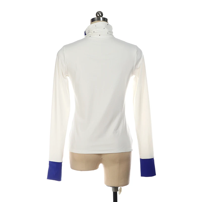 Women Adult Training Competition Figure Skating T shirt Patinaje Artistic Gymnastics Warm Fleece Top