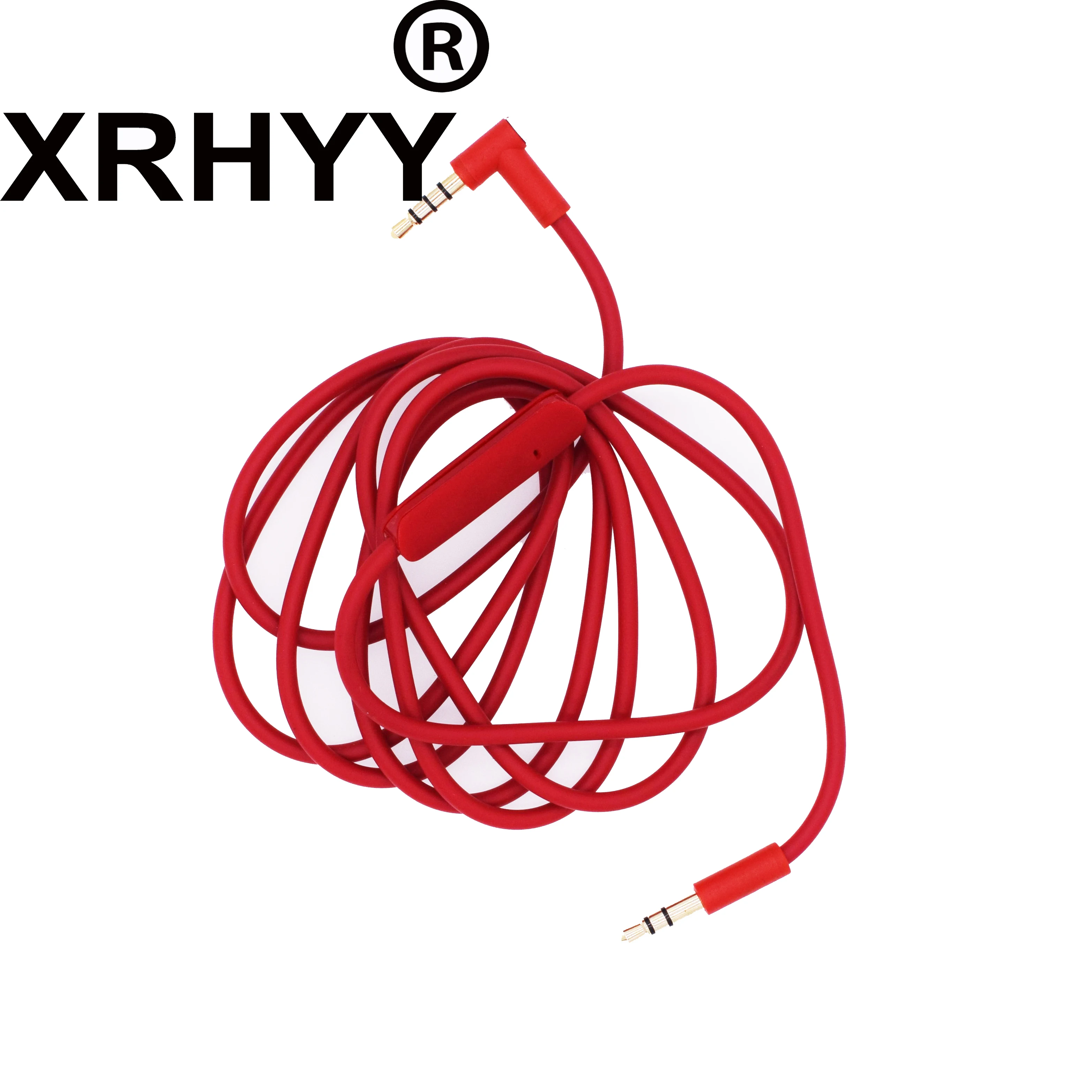 Xrhyy Di Ricambio Audio Cavo Del Cavo Del Legare Con In-Linea Del Microfono Per Beats Dr Dre Cuffie Solo/Studio/ Pro/Detox/Wireless/Mixr