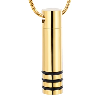 

Cylinder Memorial Urn Necklace for Ashes Funeral Ashes Jewelry Keepsake Cremation Urn Jewelry for Human/Pet Free Engrave