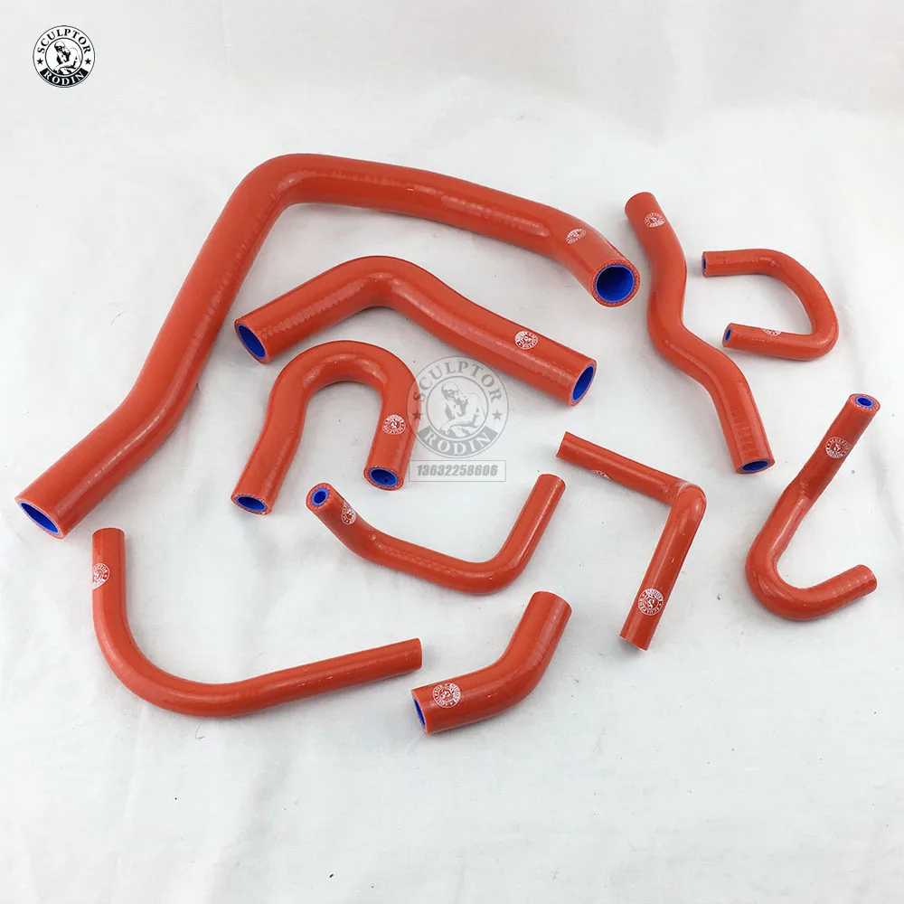 Комплект силиконовых шлангов радиатора для 88 91 Honda Civic/CRX EE EF / CR X Base/DX/ HF/Si(10 шт.)
