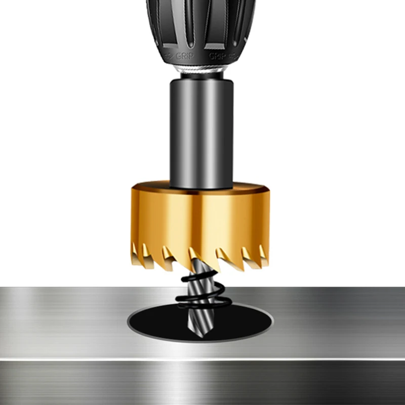 Ucheer 1pc M2 Hss Metal Hole Opener Drill Bits Thin Stainless Steel