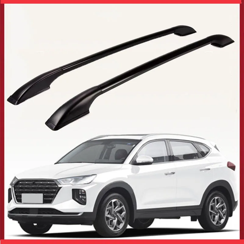 

For Hyundai Tucson 2015-2019 Aluminium alloy Alloy Top Roof Side Rails Rack Cargo Luggage