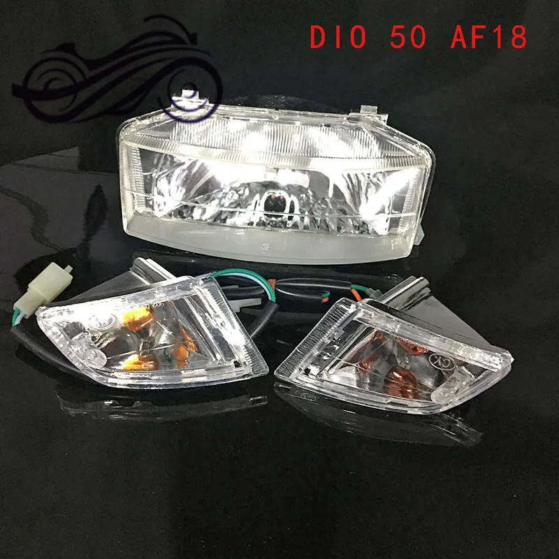 Фара для мотоцикла передняя фара световые индикаторы лампа DIO 50cc AF17 AF18 AF25 задняя