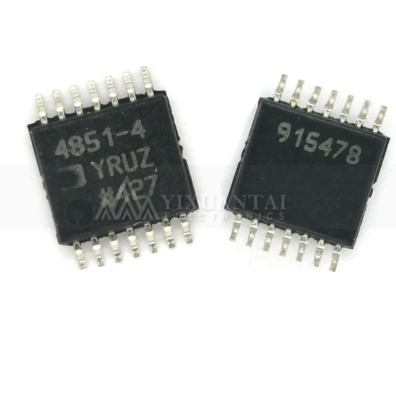 ADA4851-4YRUZ маркировка 4851-4 【Op Amp Quad высокоскоростной Усилитель ADA4851-4 O/P ± 6 В/12 в
