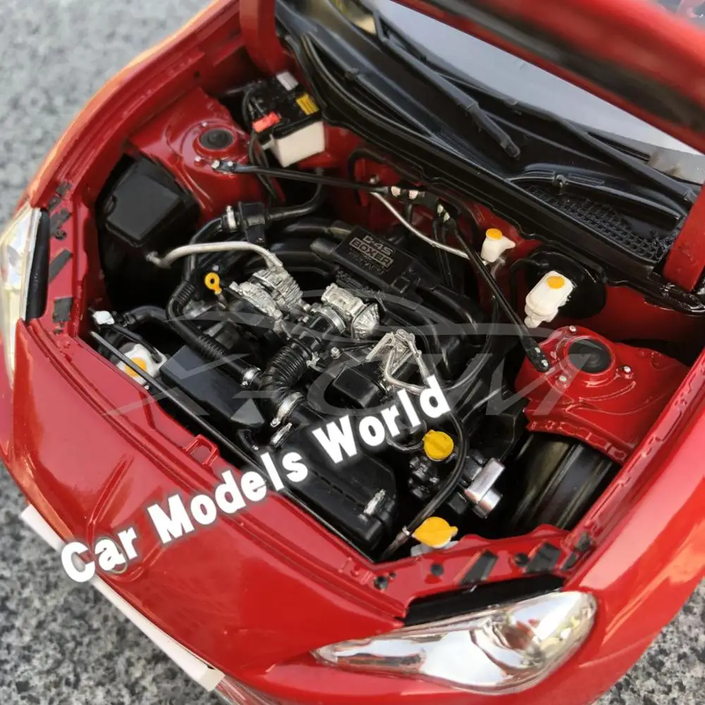 Литая под давлением модель автомобиля век Дракон GT86 GT 86 1:18(красный)+ маленький подарок