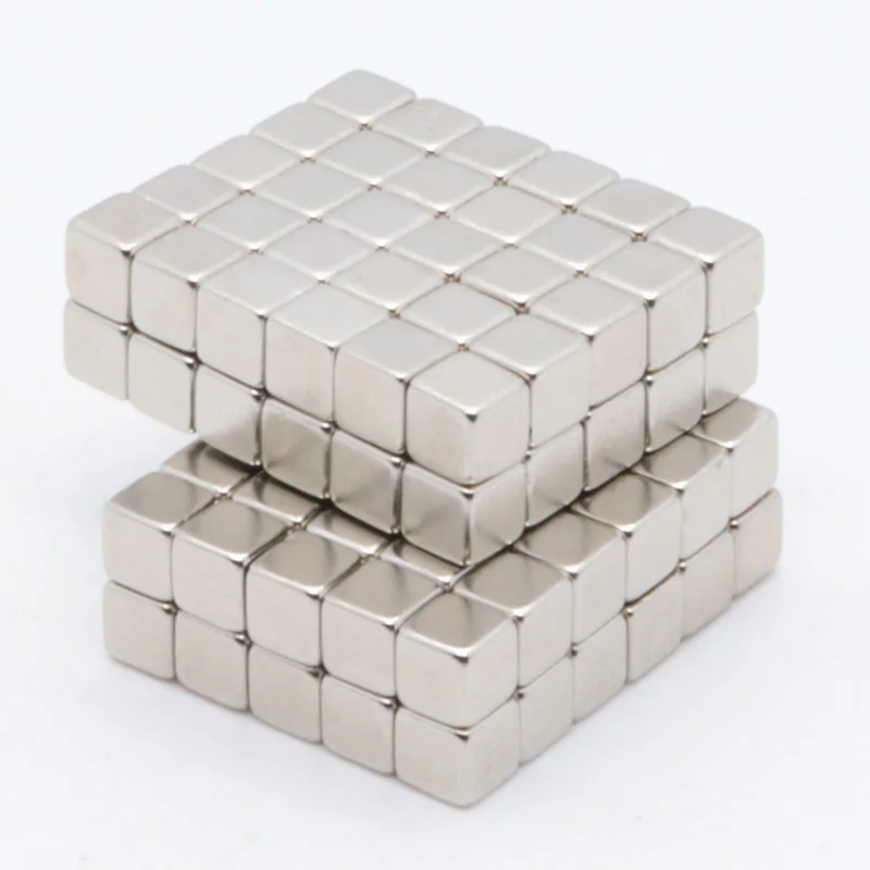 500 шт. 5x5x5 мм Мини Класс супер сильный Мощный магнит блок NdFeB 5x5x5 мм кубовидные Редкоземельные неодимовые постоянные магниты