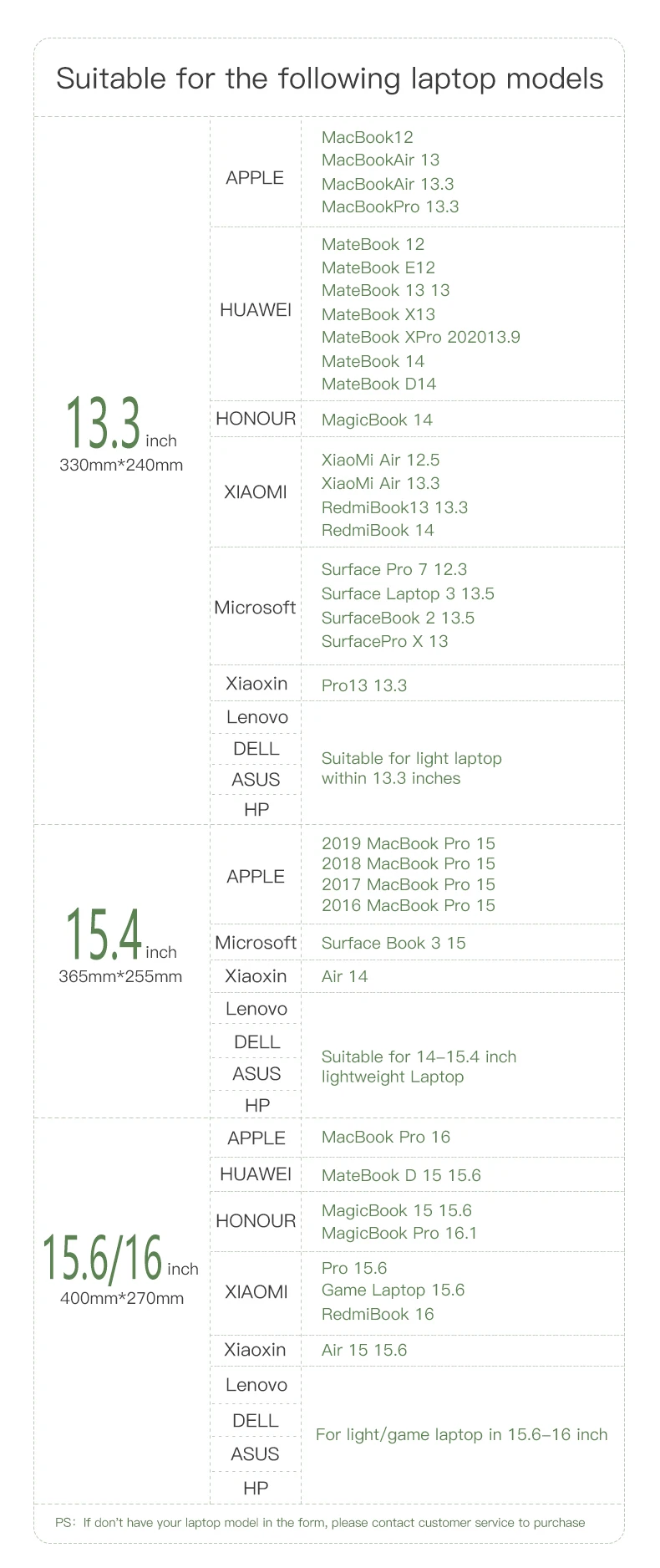 Laptop caso saco 13 14 15.4 15.6