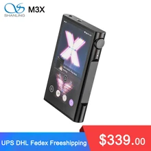 Shanling M3X MQA obsługuje przenośny odtwarzacz hi-res Dual ES9219C DAC/AMP DSD256 384kHz/32bit dwukierunkowy Bluetooth 3.5mm i 4.4mm wyjście