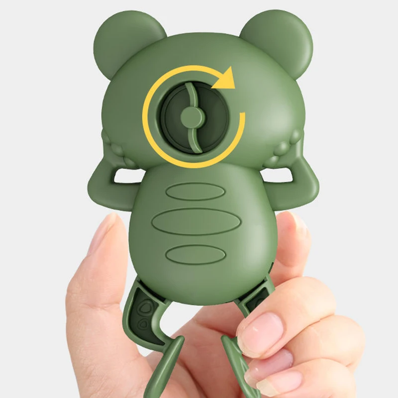 Bath Time Toys For Kids Bathtub Baby Toys Cartoon Frog Shark Clockwork Bath Toys Baby Games Toys For Bathroom toddlers 1-3 Years 5