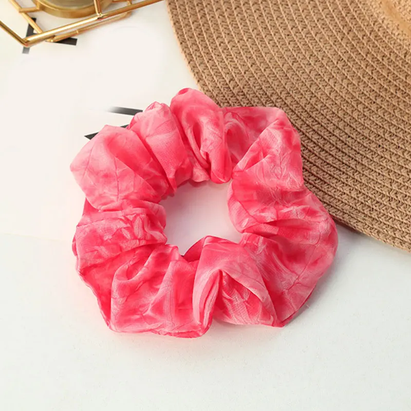 banana hair clips 6 Colors Women Warm Corduroy Big Hair Scrunchies Solid Soft Vintage Hair Gums Striped Fabric Rubber Bands For Hair Bun hair band for ladies Hair Accessories