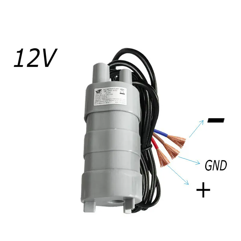 DC 12V Мини погружной мотор щетка водяной насос для сада фонтан аквариум Насосная головка