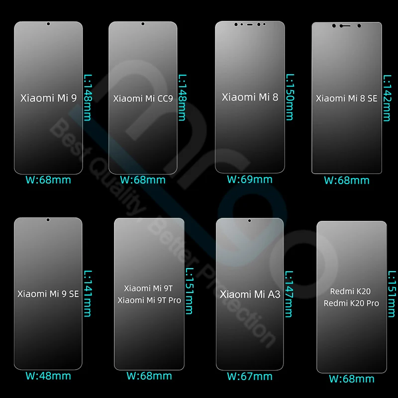 Закаленное стекло для Xiaomi Mi 9T Защитное экрана камеры 9 SE 8 Pro CC9 A3 Redmi K20|Защитные