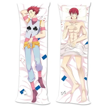 

50x150cm Anime Hunter X Hunter Characters Killua Zoldyck Kurapika Hisoka Kulolo Throw Pillow Cover Hugging Body Pillowcase